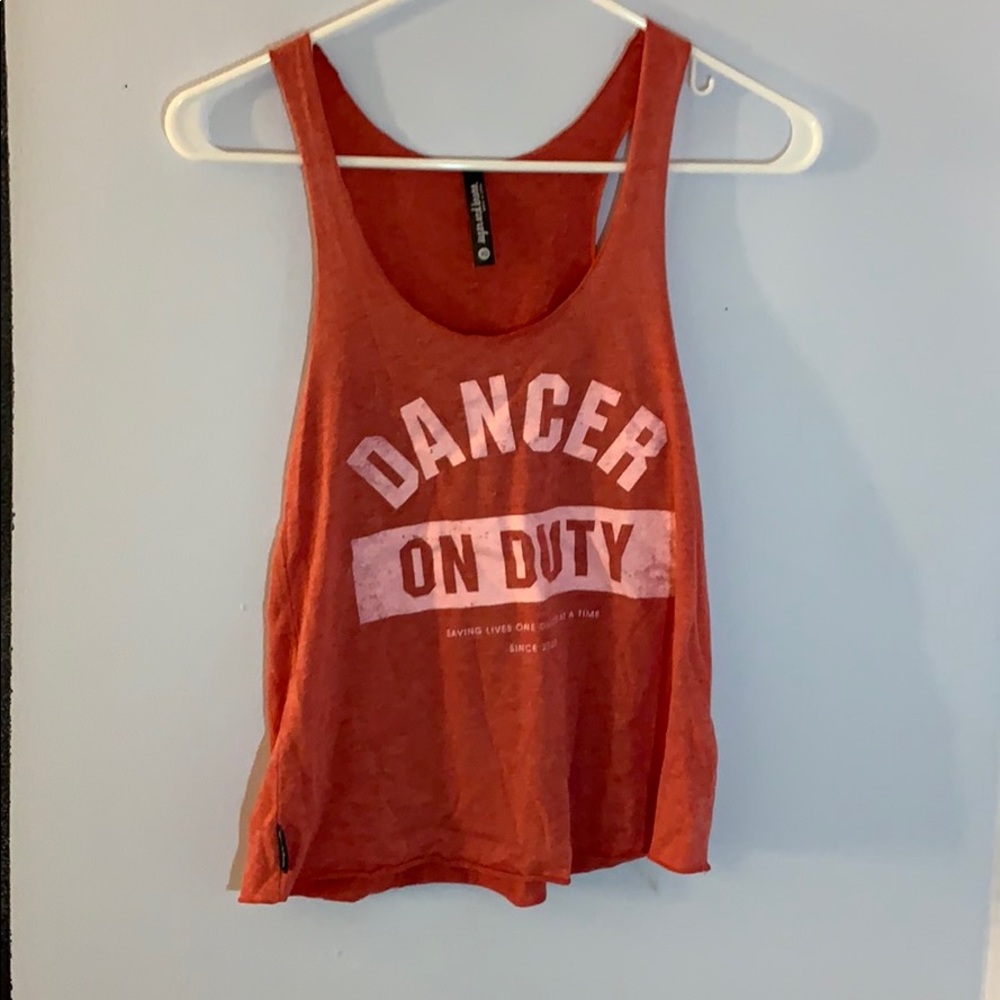 Dancer racer back tank top